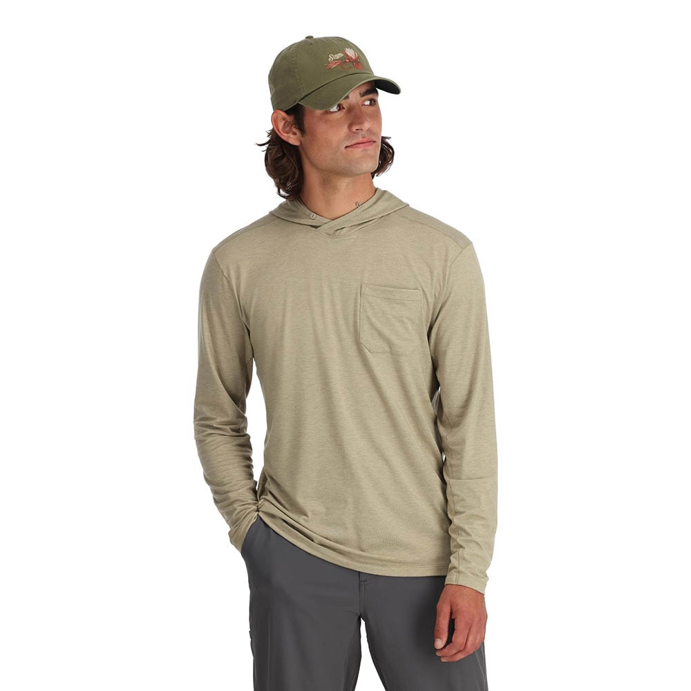 Simms Glades Hoody Men's in Stone Heather